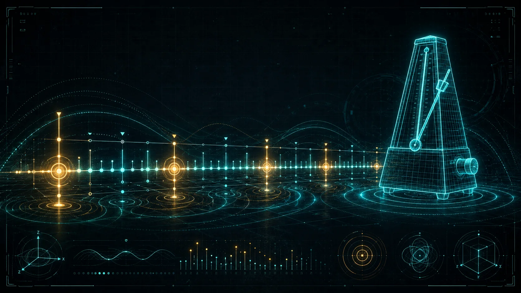 Metronome with swing and groove controls
